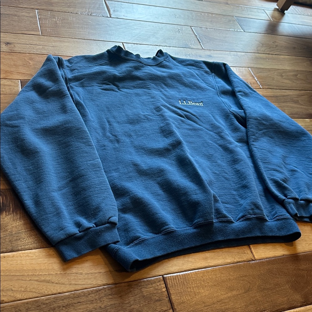 L.L. Bean Blue Sweatshirt - Picture 4 of 4